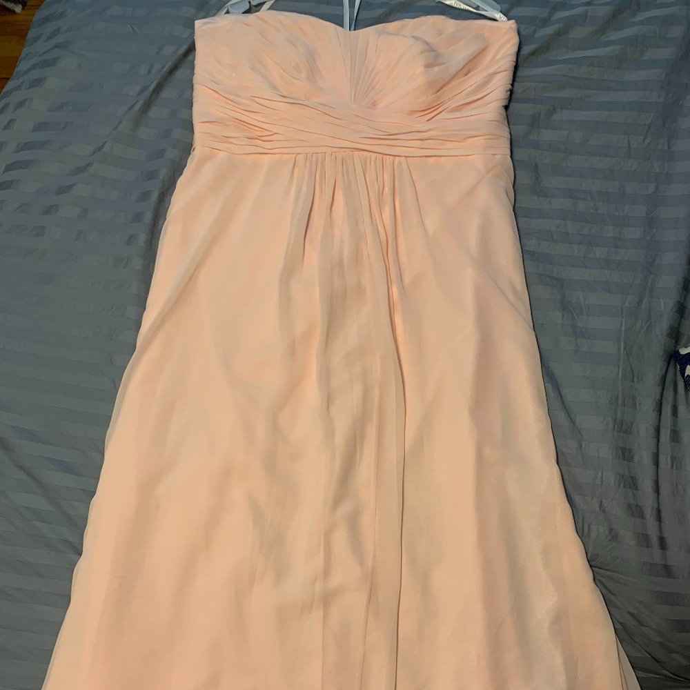 David's Bridal Bridesmaid Dress - Petal Sz. 18